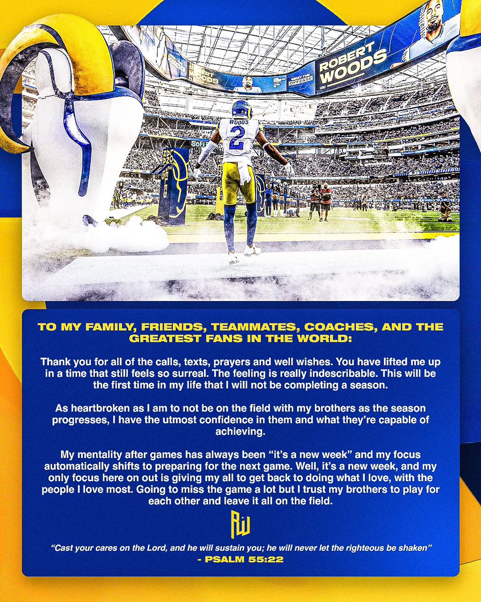 Robert Woods tweet media