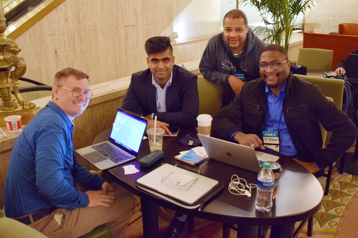 AECT's tweet photo. The #AECT21 convention is over, but the inspiration, collaboration, and networking will continue until next time. Thanks to all of our AECT family who joined us in person or virtually!
More photos on Flickr: https://t.co/yyj8N3FozF https://t.co/Fs7Sdni5OJ