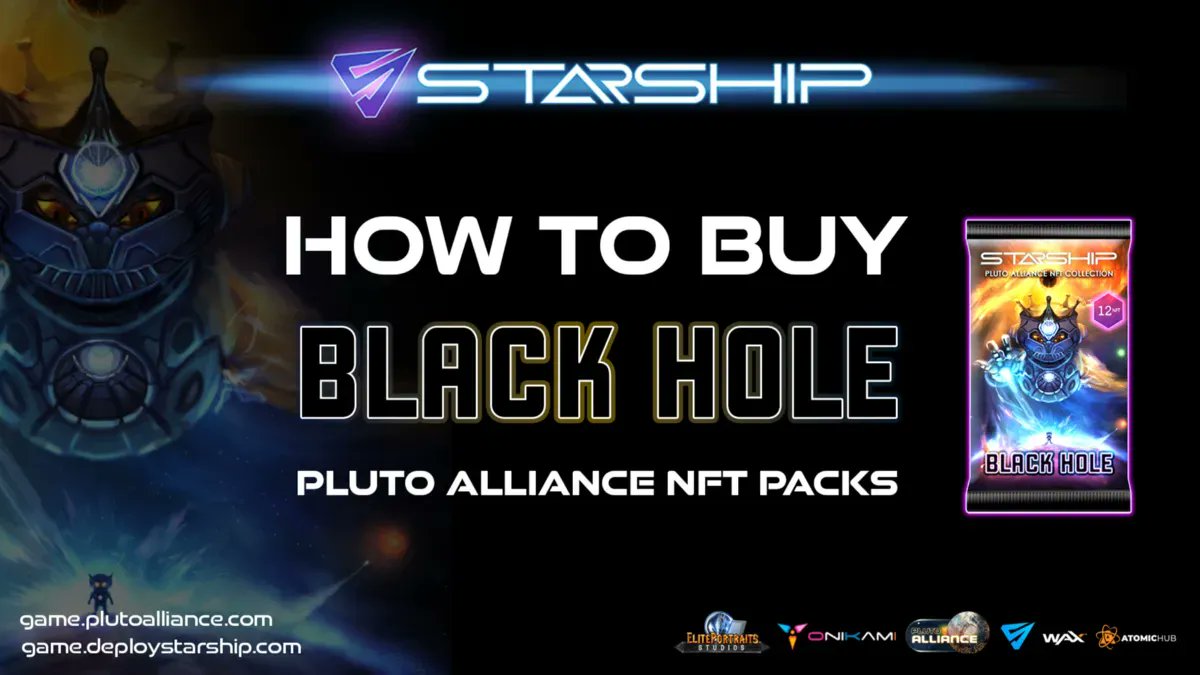 DeployStarShip's tweet photo. ✅Get READY for the @Pluto_Alliance BLACK HOLE #StarShipNFT sale with our How To Buy guide!

PREPARE for the #NFTdrop NOW
👇👇
https://t.co/Gs9N84RT1o

#deploystarship #plutoisaplanet #NFTcollection #nftcollectors #PlayToEarn #NFTCommunity #GameFi https://t.co/ST7CiPPywp