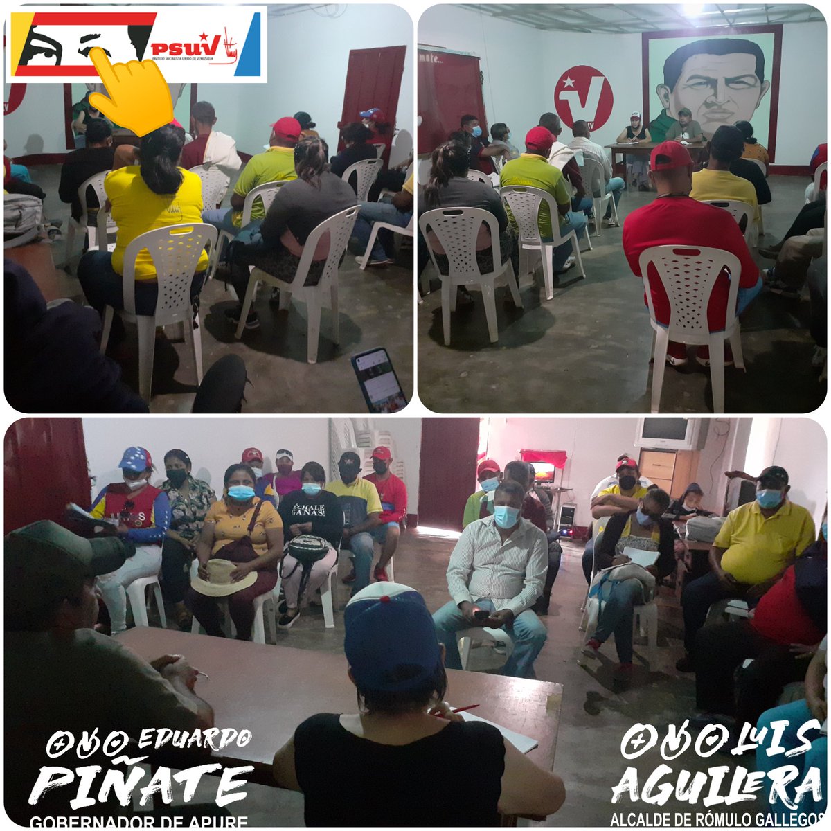 #Hoy cuando faltan solo 7 días para la #21NVictoriaChavista seguimos en constante movimiento organizando a todos los equipos para la batalla electoral. @taniapsuv @NicolasMaduro @eduardopiate2 @EnmitaPsuv