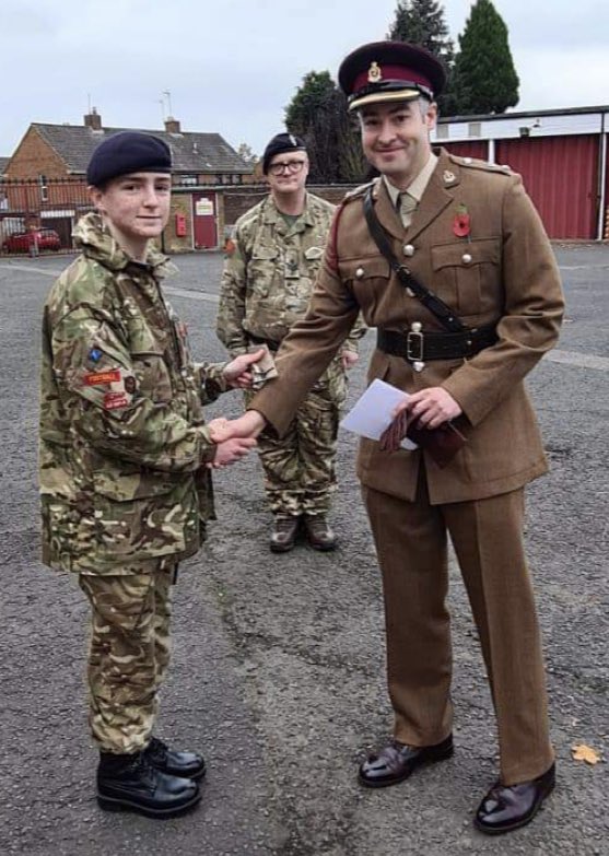 CFATO_DurhamACF's tweet photo. So proud of my son  getting his first promotion just before his parade today 🤩 @dylan_hugill_ https://t.co/AdDPr5PDsV
