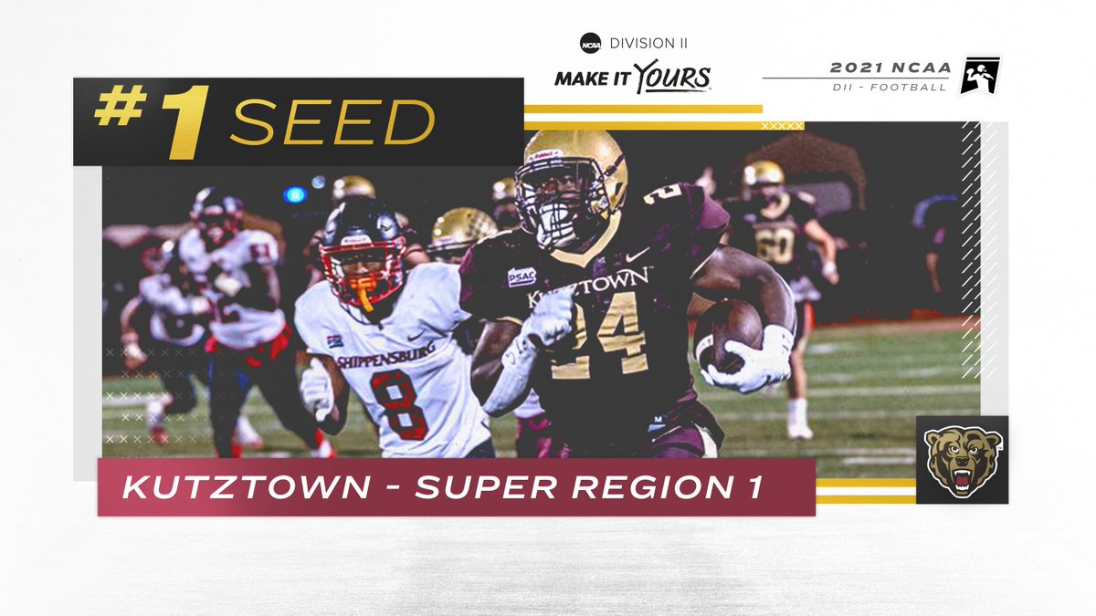 Representing Super Region 1 as the No. 1 seed in the #D2FB Championship, Kutztown! 

#MakeItYours