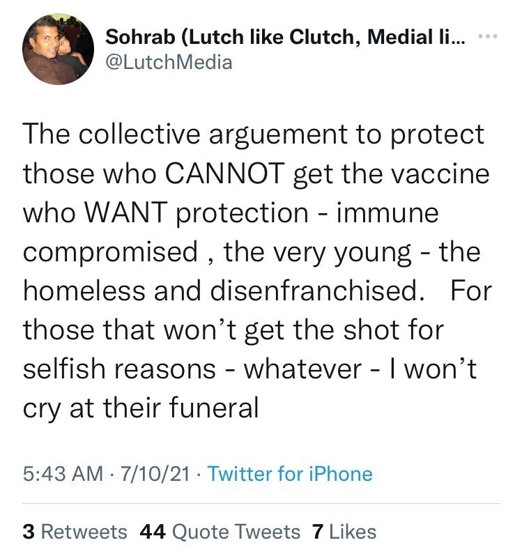 FedUpGeeDub's tweet photo. I've been told dude died shortly after the booster. This tweet didn't age well. https://t.co/KkJEazci5v