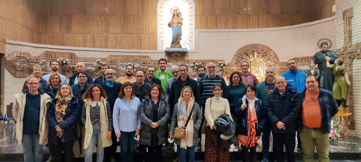XabiCamino's tweet photo. Concluye un bonito e intenso fin de semana a doble ritmo pastoral: la formación de acompañantes de las #ComunidadesValdocco de @SalesianosEs y el VII Foro del @MJS_es #identificadosMJS, con un gran concierto-testimonio de @elarboldezaqueo. ¡Gracias a todos! #ApasionadosXlaVida https://t.co/Zjj1api6xh