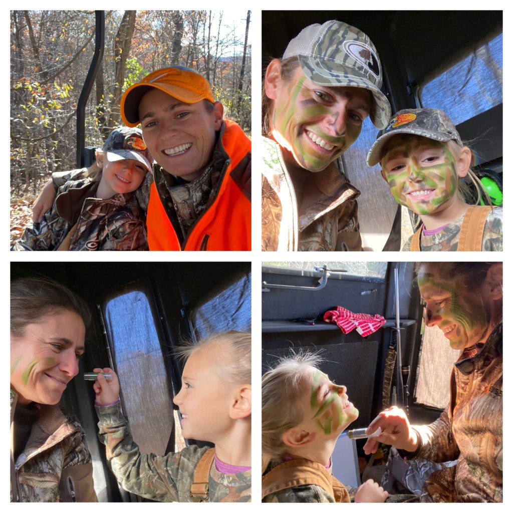 What a perfect day to make memories outdoors! Definitely the best make-up session this mom could ask for. #takeakidhunting