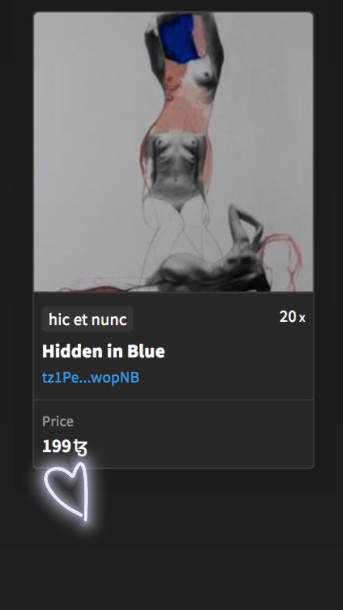 #WhaleTank My notifications are going crazy. Hidden In Blue floor is now 199tz. Couldn’t thank you all enough. #tezoscommunity ❤️‍🔥❤️‍🔥❤️‍🔥❤️‍🔥❤️‍🔥❤️‍🔥❤️‍🔥❤️‍🔥