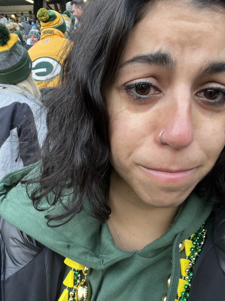 DO YOU KNOW HOW MUCH I HATE THAT YALL WERE RIGHT THAT ID CRY HERE?!? 😭🥲😭 #GBvsSEA | #GoPackGo