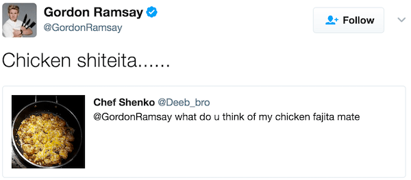 Gordon Ramsay is my spirit animal. https://t.co/c0NSJqmkmD