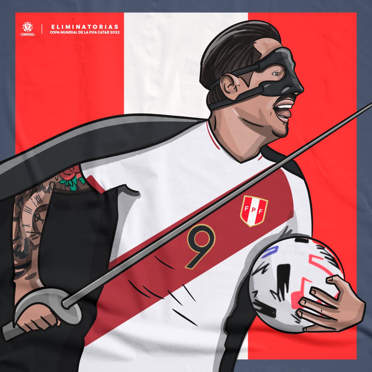 CONMEBOL's tweet photo. 𝑪𝒖𝒂𝒏𝒅𝒐 𝒔𝒂𝒍𝒆 𝒍𝒂 𝒍𝒖𝒏𝒂 𝒂𝒑𝒂𝒓𝒆𝒄𝒆 𝒆𝒍 𝒃𝒓𝒂𝒗𝒐 𝑳𝒂𝒑𝒂𝒅𝒖𝒍𝒂. ¡𝑬𝒍 𝒛𝒐𝒓𝒓𝒐! 🦊🇵🇪​

​📌 Primer gol del delantero por Eliminatorias ​

#EliminatoriasSudamericanas https://t.co/SytHqbeJ0F