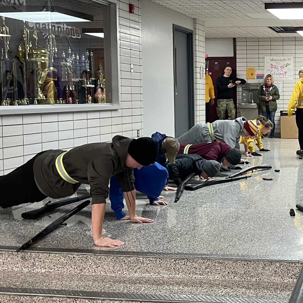 Beaver_JROTC's tweet photo. On Saturday morning, cadets got to the school at 0430 for Zero Day. The cadets endured many difficult challenges and obstacles. Amazing job to all the cadets who tried out! A huge thank you to all the friends and families who came out to help and watch! https://t.co/fW2o6evdZ3