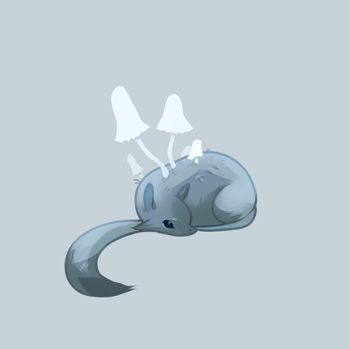 itsachrista's tweet photo. a little mushroom buddy 💙 https://t.co/DuDAfGOneO