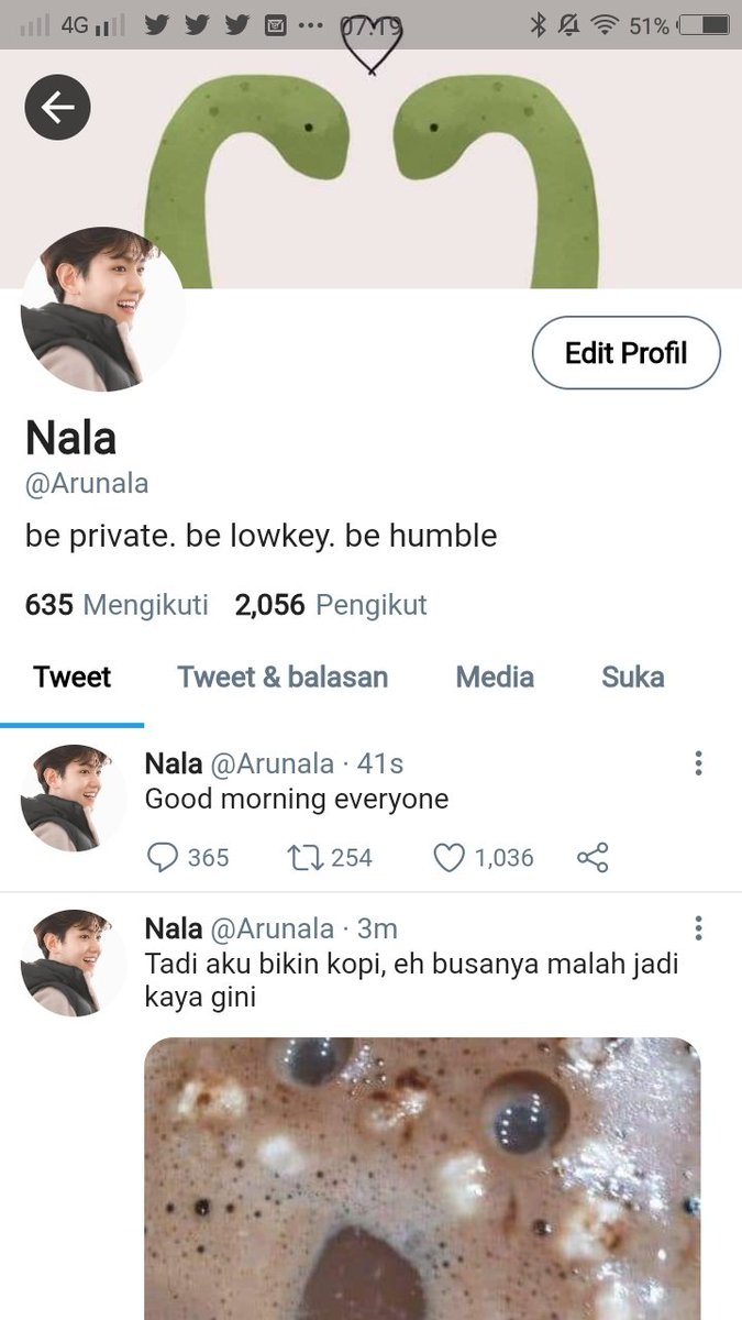 secretsplaces's tweet photo. — chanbaek au

Tidak akan ada yang mau berteman dengan lelaki pengidap Tourette syndrome. Ia pikir hal tersebut akan selamanya terjadi kepada dirinya, Chandra. Namun nyatanya pikiran tersebut berhasil dipatahkan oleh lelaki mungil bernama Arunala. https://t.co/fwGNrunZng