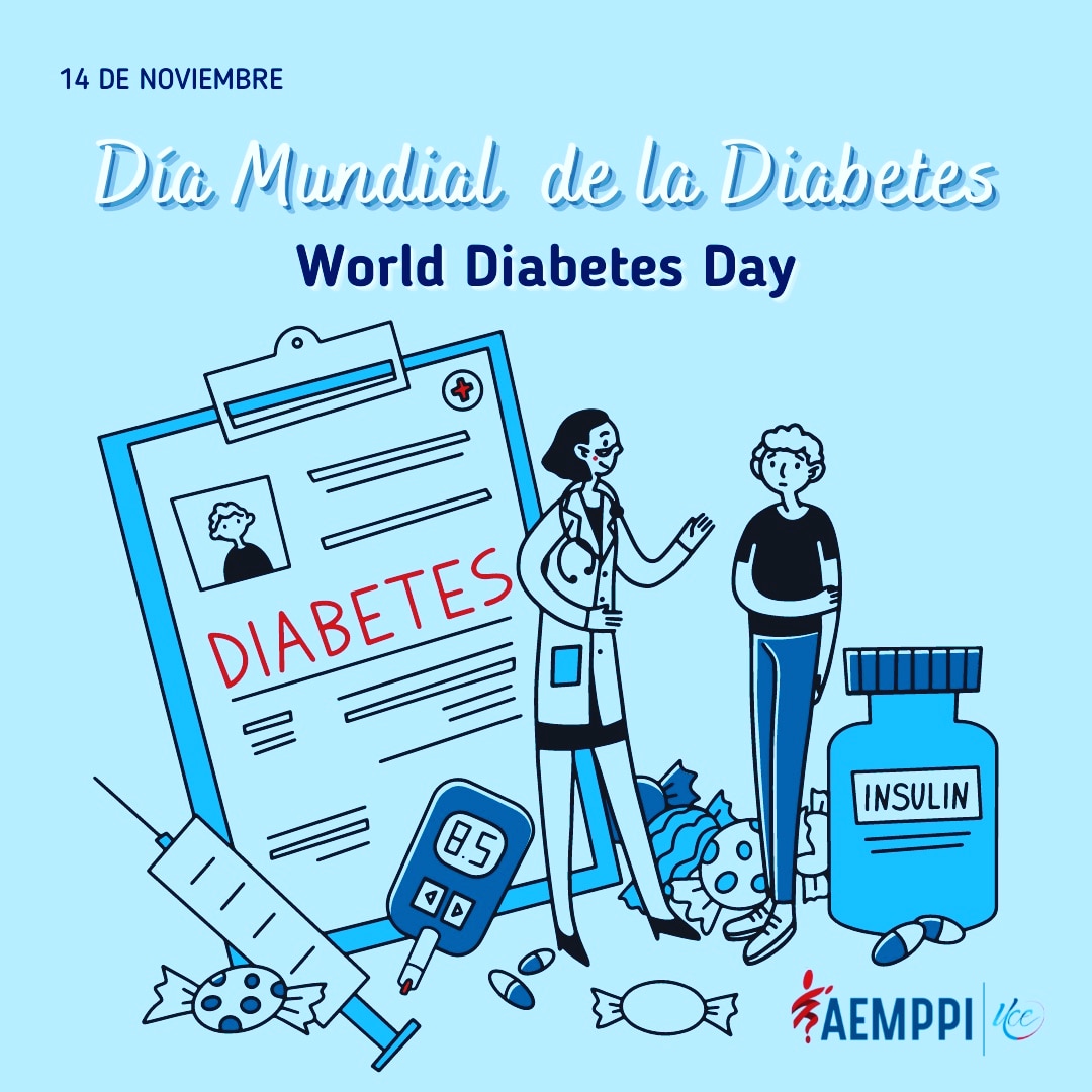 aemppi_uce's tweet photo. 𝑫í𝒂 𝑴𝒖𝒏𝒅𝒊𝒂𝒍 𝒅𝒆 𝒍𝒂 𝑫𝒊𝒂𝒃𝒆𝒕𝒆𝒔 

El Día Mundial de la Diabetes es una oportunidad para concienciar sobre la diabetes como problema de salud pública mundial y sobre las medidas que pueden tomarse, colectiva e individualmente, para mejorar su prevención, su https://t.co/UIvz31vraW