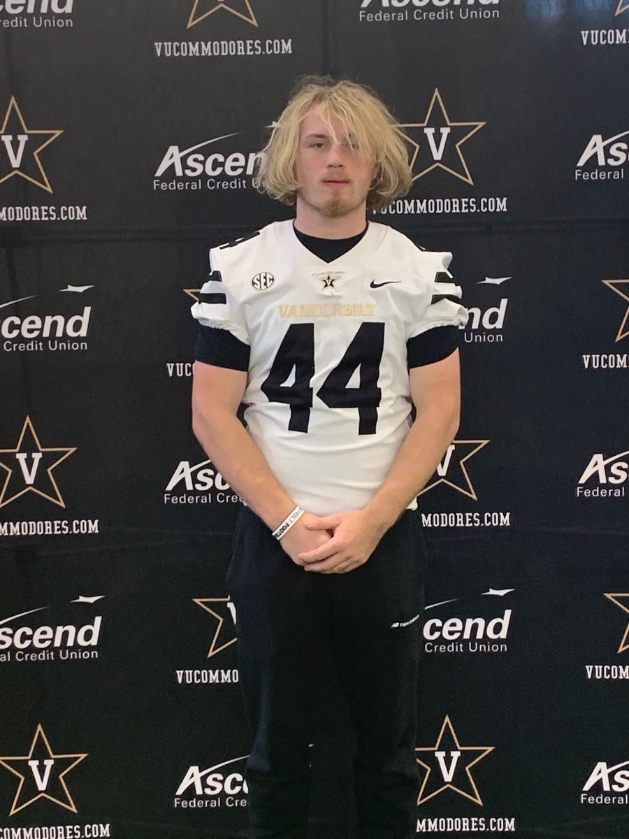 JacobFields_44's tweet photo. Thank you @VandyFootball @DoresRecruiting for the great visit. https://t.co/Ilzrfe307f