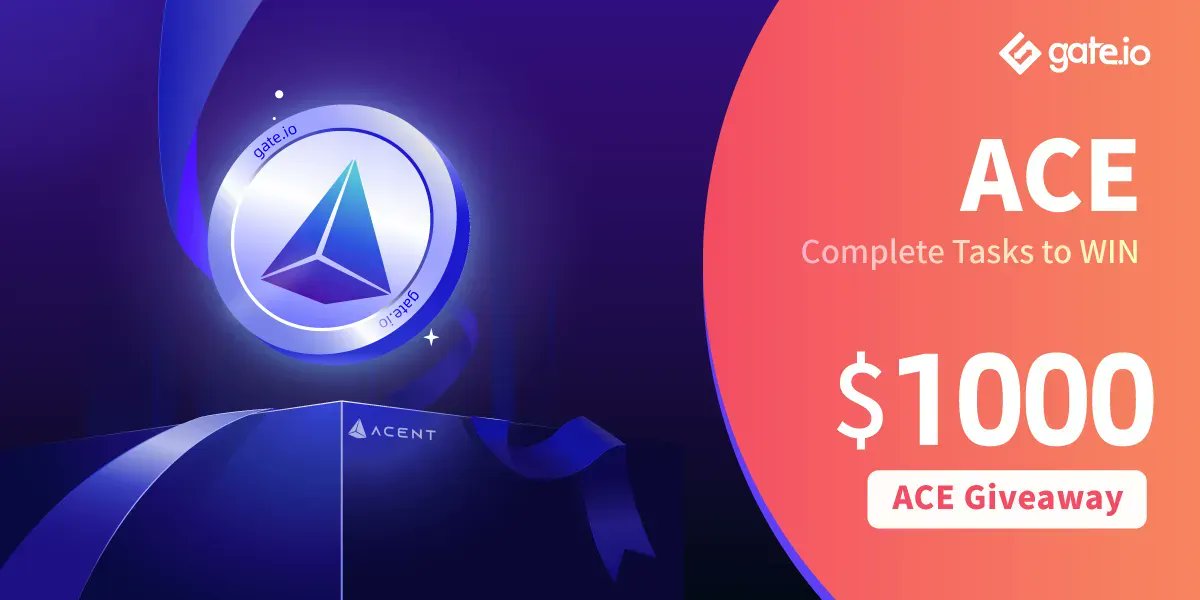Gate's tweet photo. 🎁https://t.co/8kWqgEeplL GIVEAWAY🎁
Share A $1,000 $ACE Prize Pool

🔔Tasks:
Follow @gate_io &amp; @Acent_tech
Retweet &amp; @ A Friends

20 Participants Will Win $50 Each!
👉Join now: https://t.co/BD4vzTkJvk

#Crypto #cryptotrading https://t.co/T1MQXX350W
