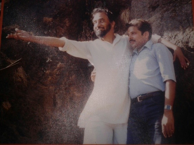 Babasaheb Purandare and Ninad Bedekar