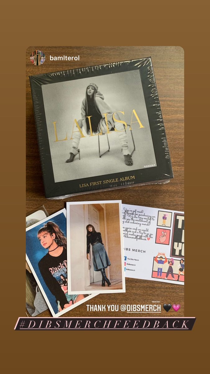dibsmerch's tweet photo. #dibsmerchfeedback
LALISA ALBUMS AND KIT 💖 https://t.co/pSzbhUcVSE