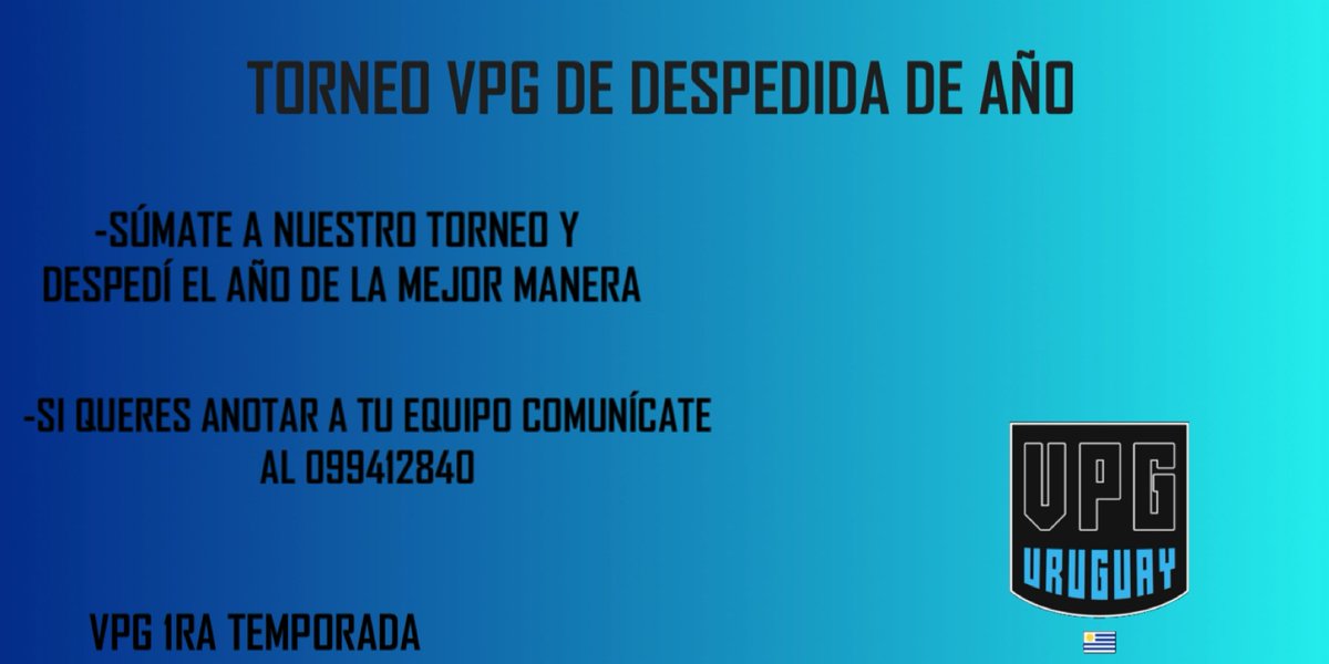 VPG Uruguay tweet media