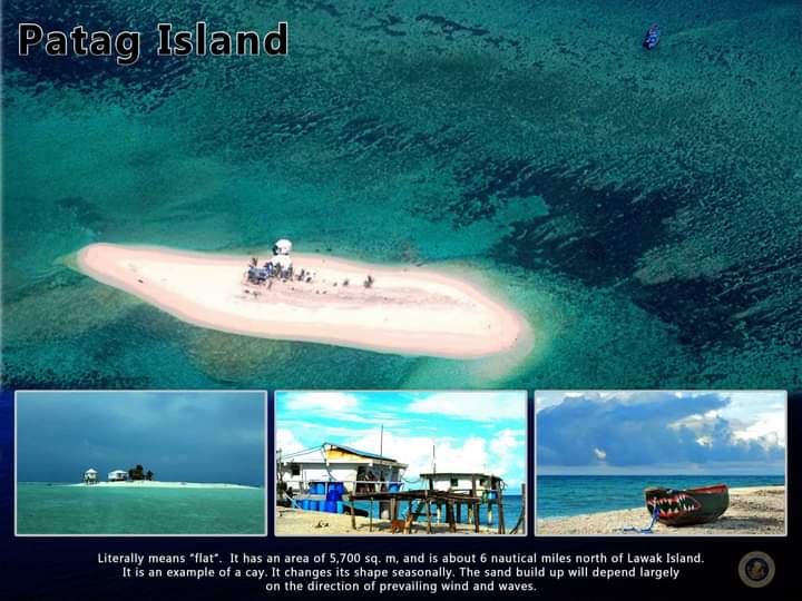 GO WEST | Patag Island, also known as "Flat Island," has an area of 0.57 hectares (5,700 sq. m) &amp; is located approximately 10 kms (6 NM) north of Philippine-occupied Lawak Island.

Source/ 📸: <a href="/NFW_PN/">WesternNavalCommand</a>

#ModernandMultiCapablePHNavy
#AFPyoucanTRUST