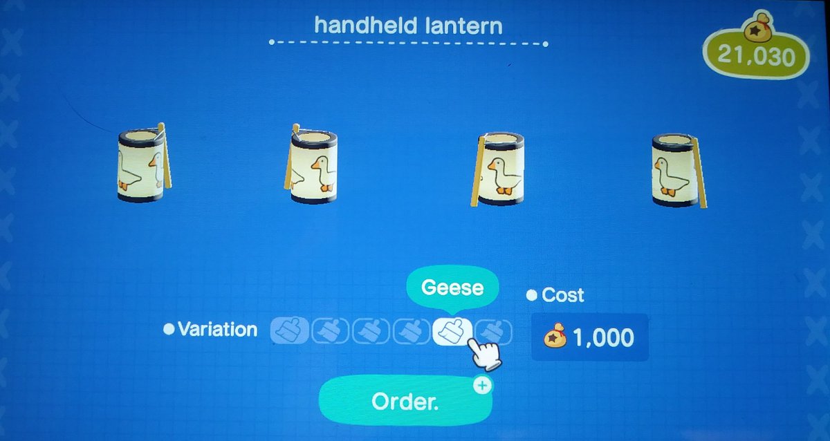 of_nebula's tweet photo. HOLDUP. 
I can have handheld.. H O N K ? 
#acnh #honk #goose #givemegooseorgivemedeath https://t.co/1C9Pypu7O1