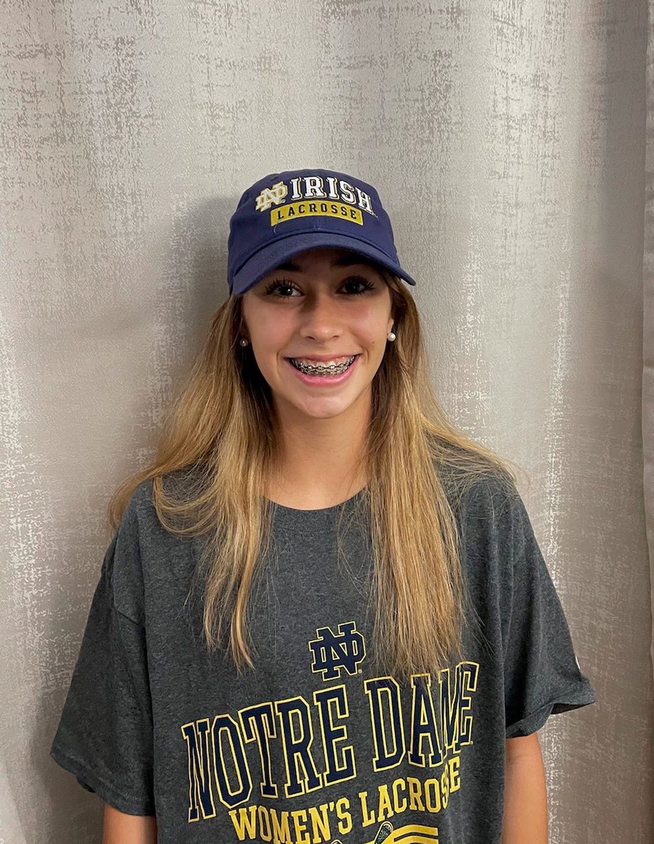 OutlawLadies's tweet photo. Congrats to Wynter Jock! Wynter has committed to play lax and study for @NDWomensLax Wynter has worked tremendously hard on her game these last few years. The #fightingirish are lucky ☘️ to have her! https://t.co/8kYslDvOKE