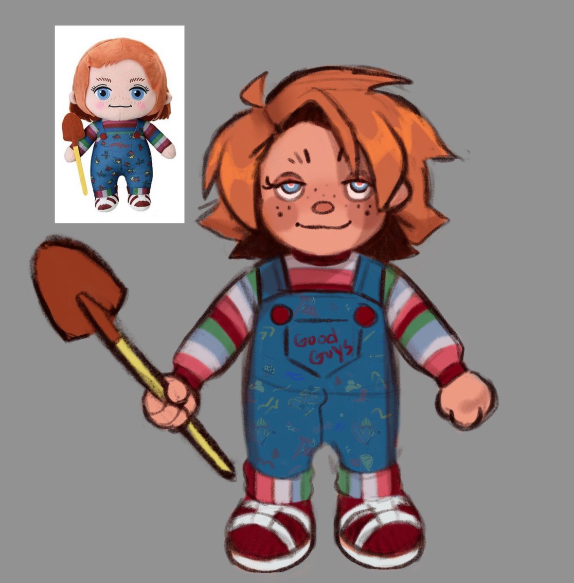 Amasc0met's tweet photo. Wanna treat myself to this chucky plush so bad https://t.co/qAjYMEXvG2
