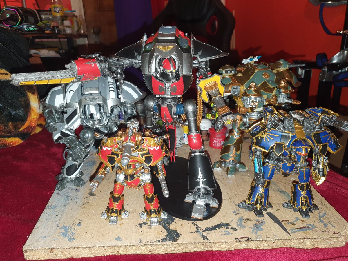 OmegaXaiden27's tweet photo. Another knight done. I fucking love knights (and titans too). https://t.co/Ez3dEEmWJ6