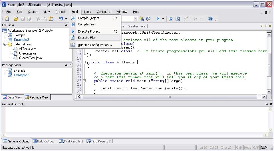 Built in compiler