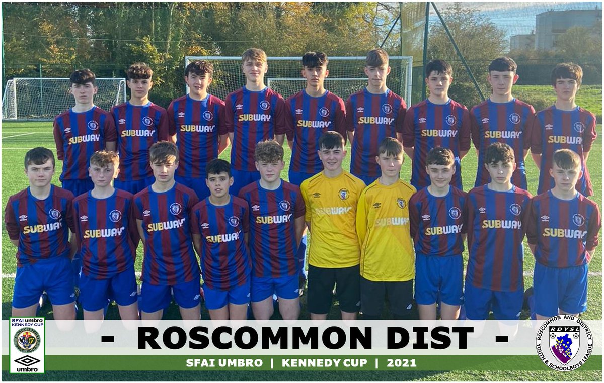 SFAI umbro Kennedy Shield QF:
Limerick Co  0-2  RDYSL
well done all  👏🏻👏🏻👏🏻

#KennedyCup
