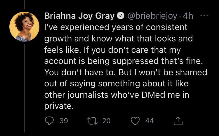 IllyBocean's tweet photo. social media popularity has the power to convince people that the only possible reason for experiencing anything other than infinite growth in their follower count is that they are the victim of a mass tech corporate conspiracy https://t.co/VBsdx9khVi
