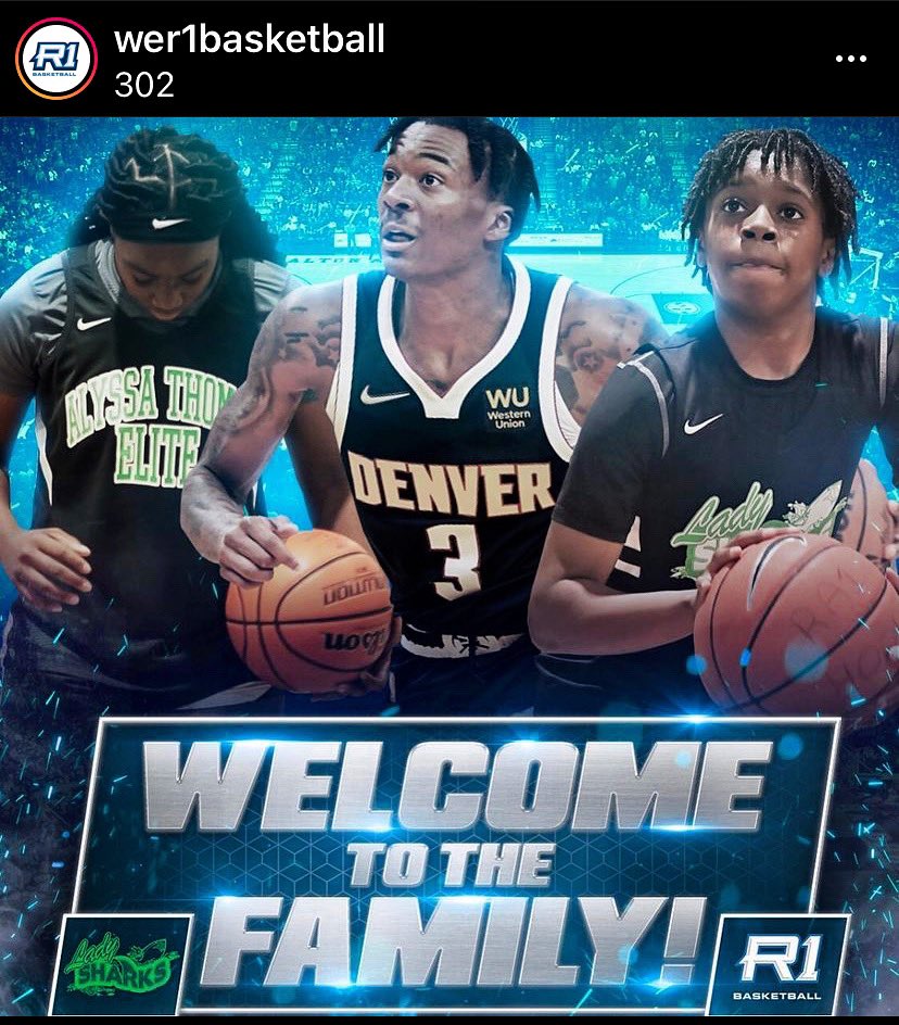 LadySharksAAU's tweet photo. The heart 💚 of what we do &amp; who we are remains the same! Our goal is to continue to provide the highest level of AAU basketball to even MORE girls on even bigger platforms!! We are so excited to be welcomed into the WeR1 Family!! 🔵⚪️ #ladysharksfamily🏀  #wegotus💪🏽 #uarisegirls https://t.co/tK801HA9NW