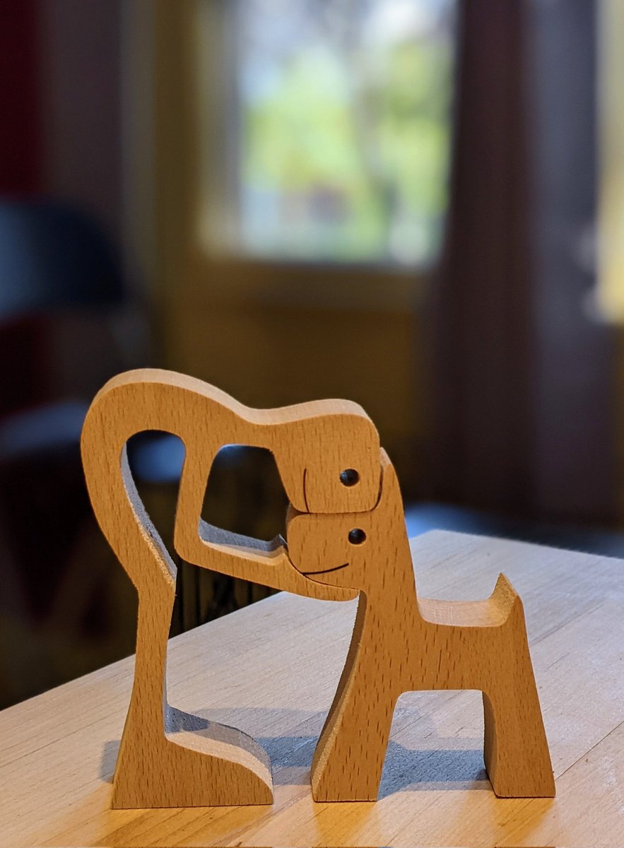 pupfounder's tweet photo. A few weeks ago, @bjorn_alpha surprised me with this adorable figurine! It makes me so smiley every time I see it in the kitchen. It reminds me how lucky and proud I am to be his good boy. 🐶💙
#sappysunday #wagwag https://t.co/zk1daec7ye