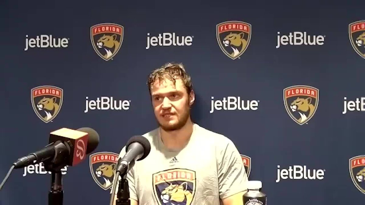 Panthers talk about loss against the Lightning https://t.co/k5xNnSrtDc https://t.co/PP3kDVeIzF