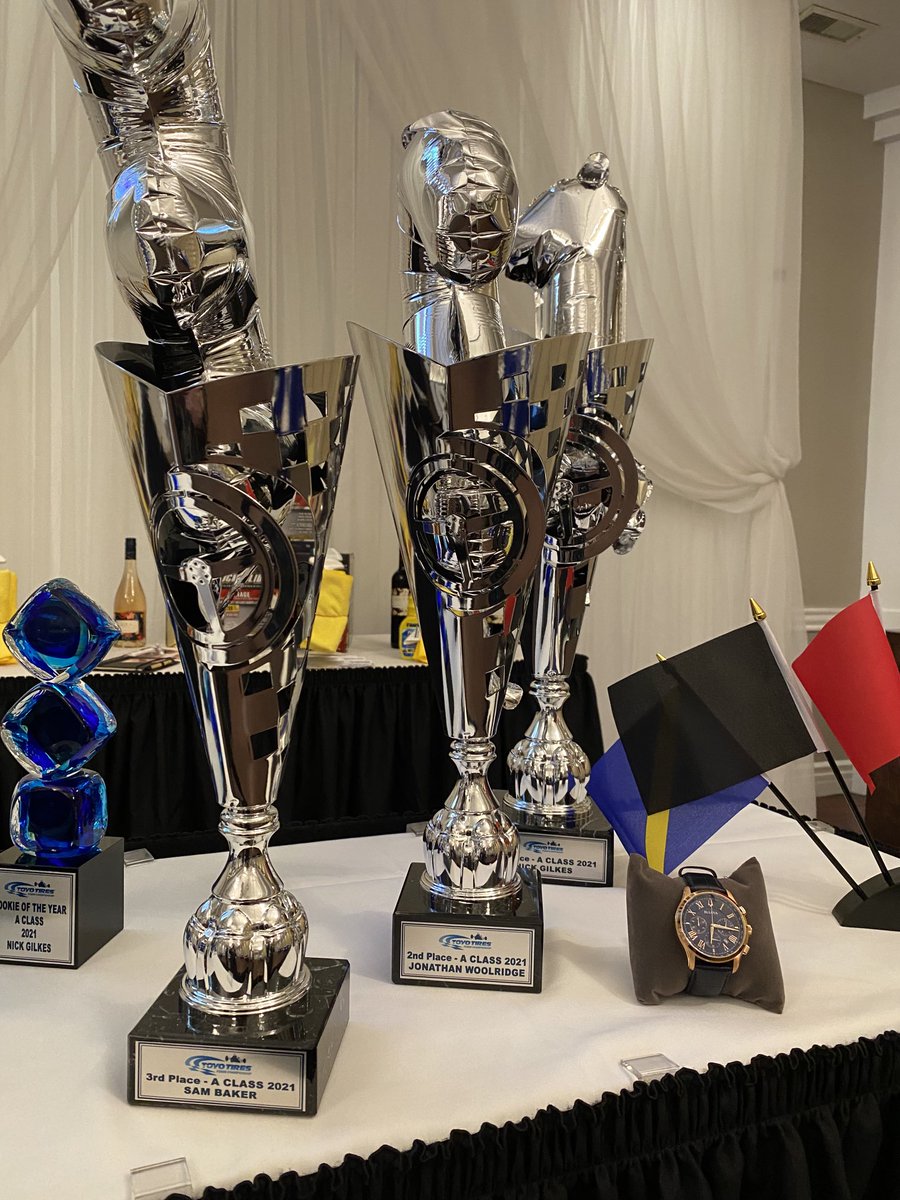 Celebrating our 2021 season and recognizing our drivers accomplishments last night. #toyotirescanada #mirracelineusa #rustoleumcanada #mobil1 @toyotirescanada @mirracelineusa @rustoleumcanada @mobil1