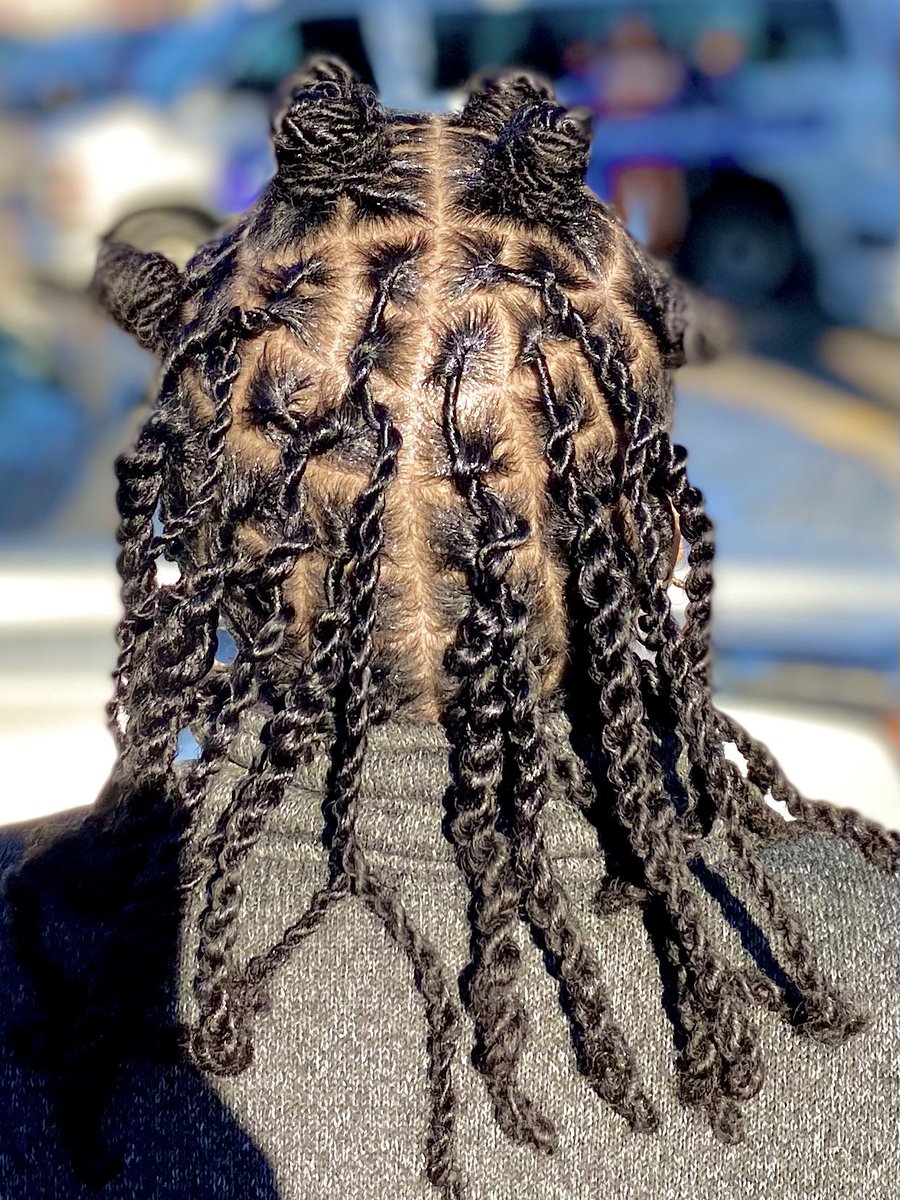 iLoc_Smith's tweet image. Bantu knots meets pipe cleaner curls! Find me in the Philly, south jersey, Camden, and Delaware area, dominating the Loc world. We don’t say dreadlocks.