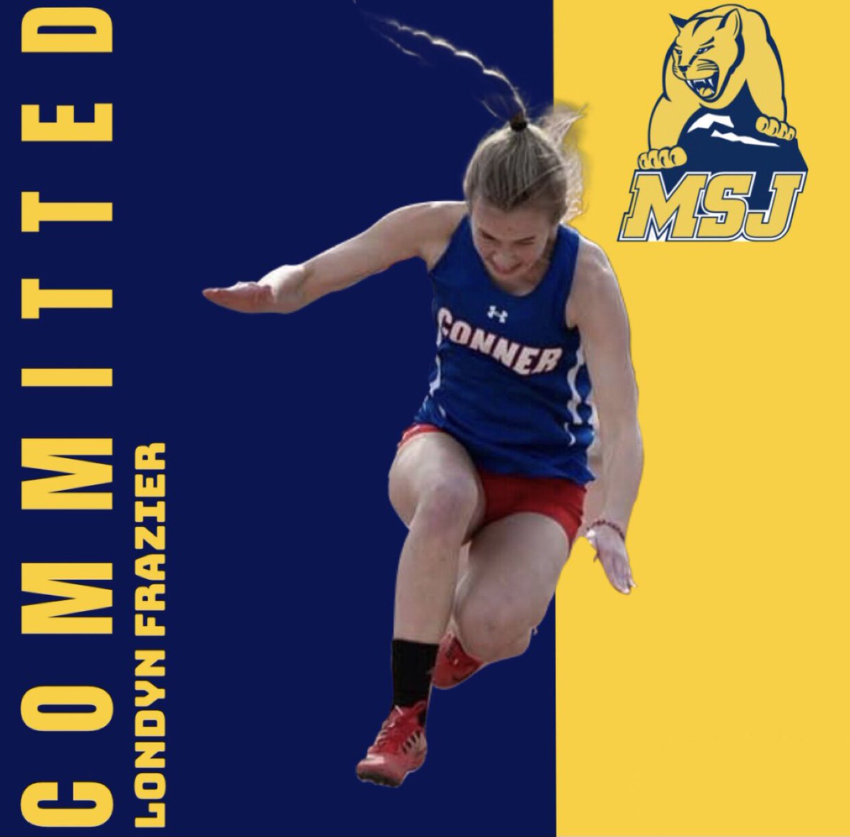 londyn_meringue's tweet photo. Beyond blessed to announce my verbal commitment to MSJ for track & field. #protectthemount ππ https://t.co/YgItU1n28e