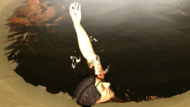 i've always considered majima as the kind of guy who can't swim