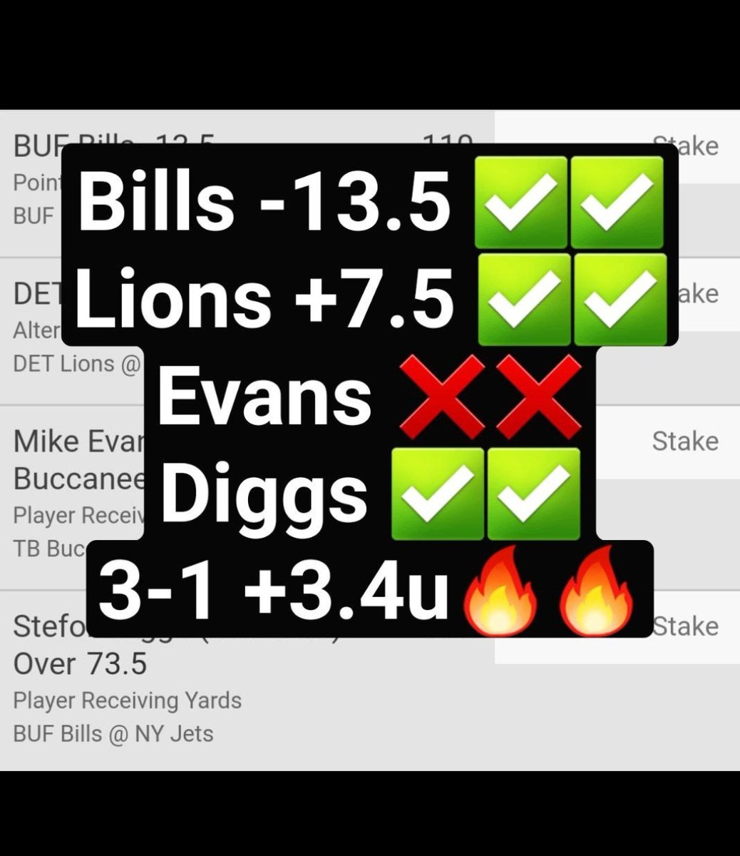 TwoLooney's tweet image. VIP cashing all the way too the bank 🏦 📈💶💰🤑✅ if you ain&apos;t cashing plays ?? Then what the hell you doing ?! Click the link 👇👇

pickscity.com/product/the-lo… @PicksCity @TheGambleGuy_GG #NFL #NFLTwitter #NFLRedZone #diggs #BillsMafia #GamblingTwitter #Teampickscity