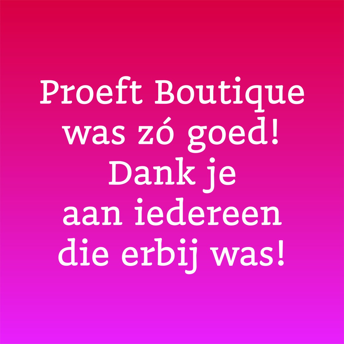 Dank je aan iedereen die erbij was. Wat een feest! ⭐⭐⭐ Volgende afspraak op 16, 17 en 18 april 2022.