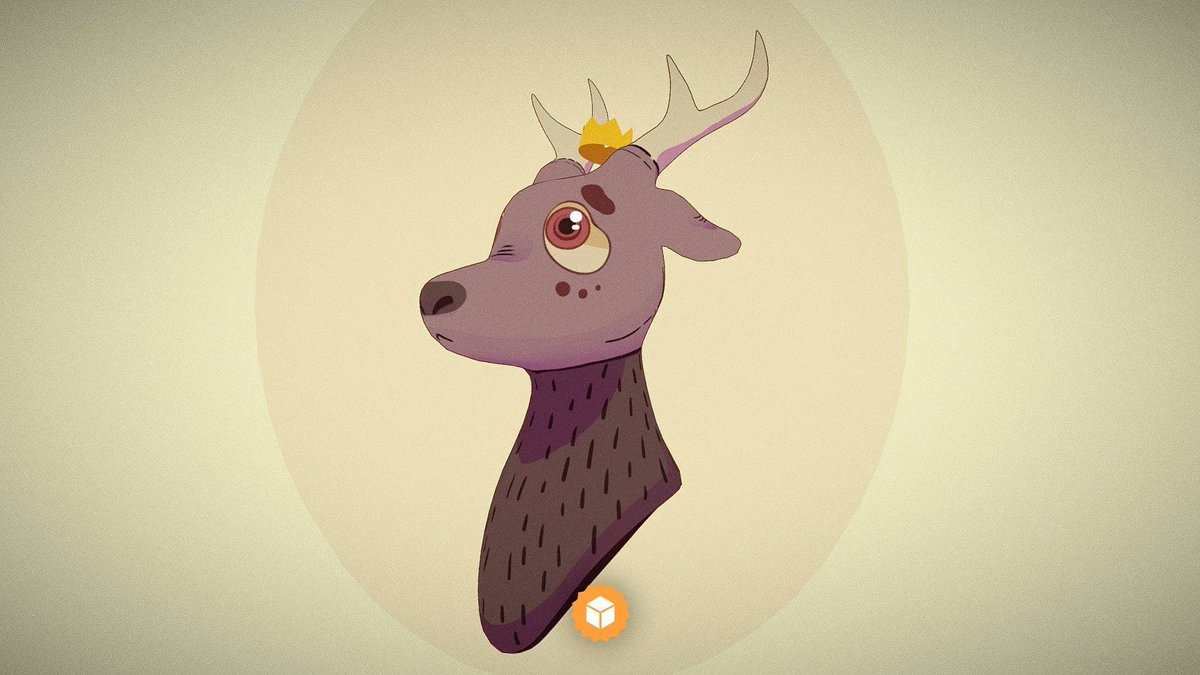 Sketchfab's tweet photo. New staff pick: The Little Deer King by @JustWanderings. Check it out in #3D, #AR or #VR: https://t.co/nh5KilE3my https://t.co/jzu3Fag4bd