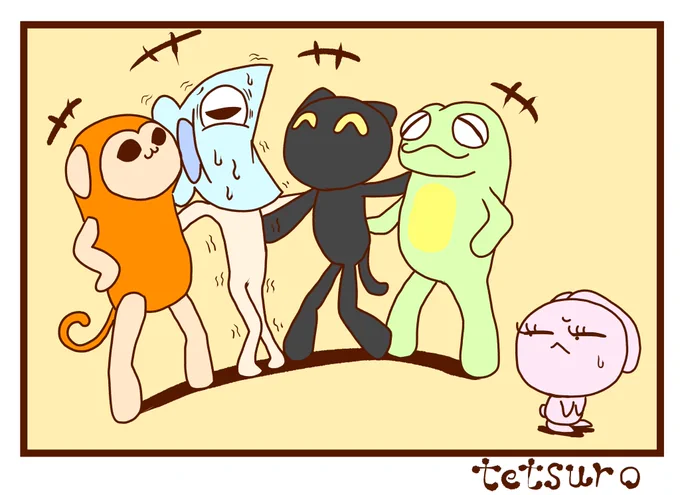 みんな頭身が一緒♡ 