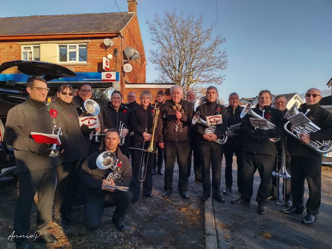 francescclarke's tweet photo. Very proud to spend the day with my wonderful band, for 2 parades remembering those who have fallen. #LestWeForget https://t.co/7eP75UTcvL