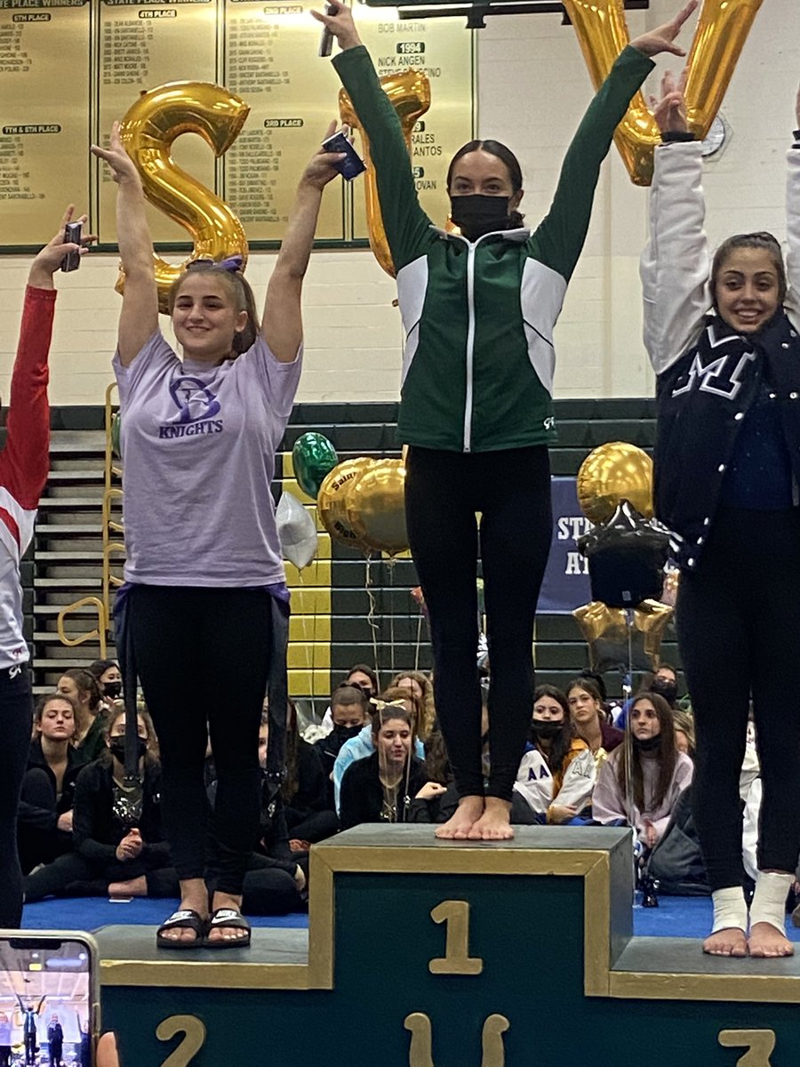 Let’s hear it for Amanda! She earned the title of state champ on beam and placed 2nd AA. Congratulations!!