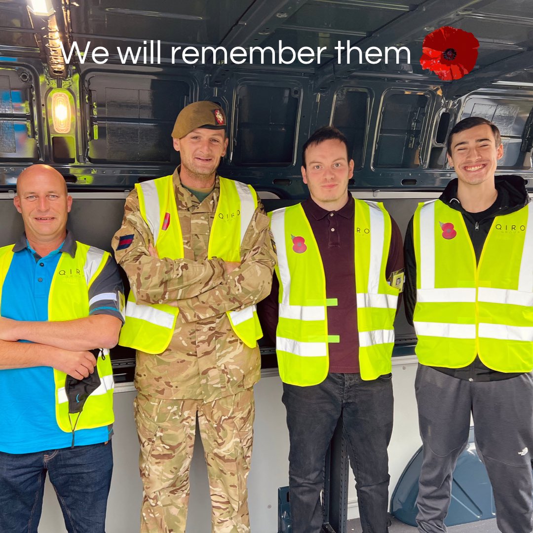 Qiro_Group's tweet photo. Lee is one of our Delivery Associates at Qiro, he served 15 years in the First Battalion Irish Guard, and today Lee wore his uniform for Remembrance Sunday ❤️ #lestweforget🌹 #remembrancesunday https://t.co/P6B6p07MxR
