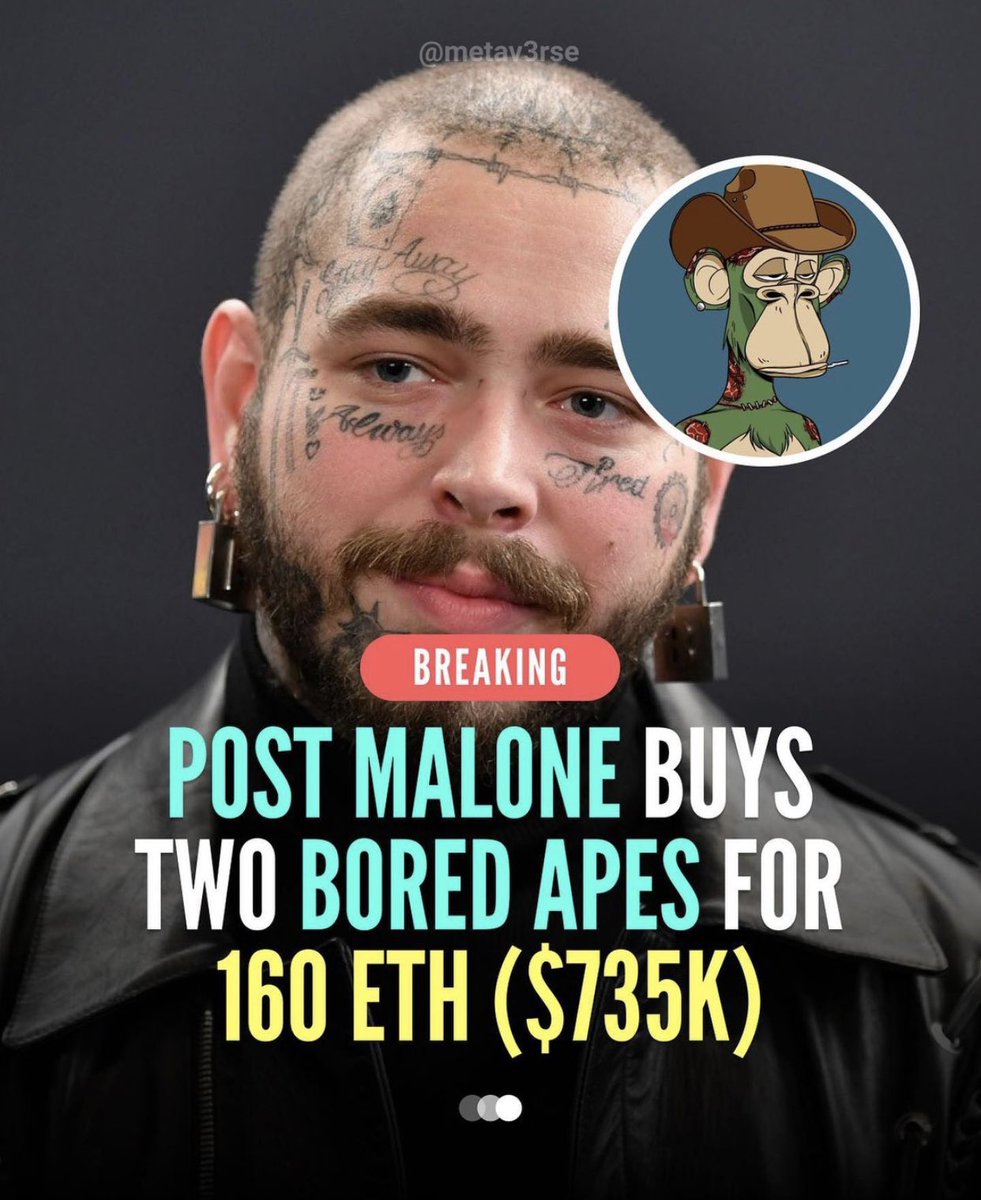 Can someone confirm Post Malone owns Divine Anarchy?