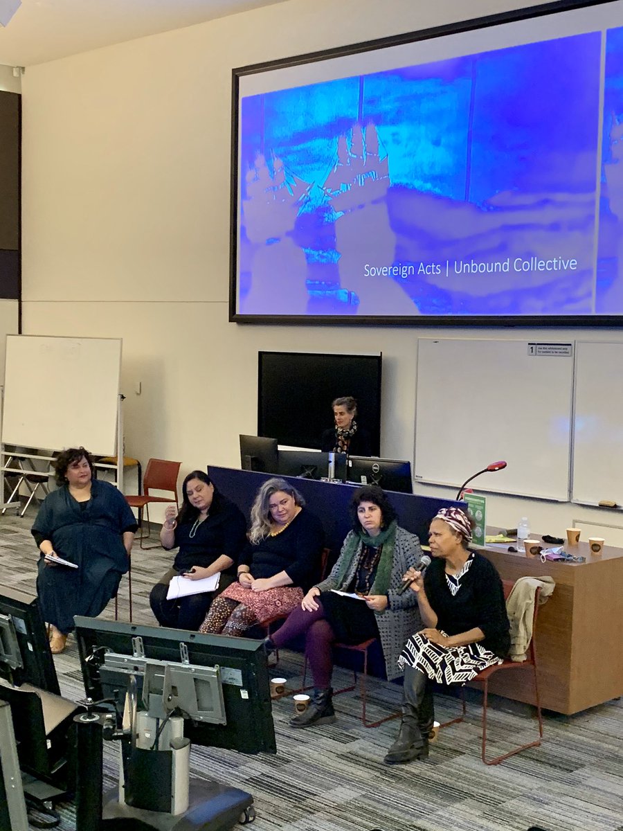 DrCaitlinHughes's tweet photo. We are so honoured to start the 2021 CBGL and CHASS #hdrspringconf with an unwelcome to county and a keynote from the Unbound Collective - and the vital importance of countering #colonialism & building #HDR research by and for #Indigenous peoples
@Flinders https://t.co/NtdqHYjecz
