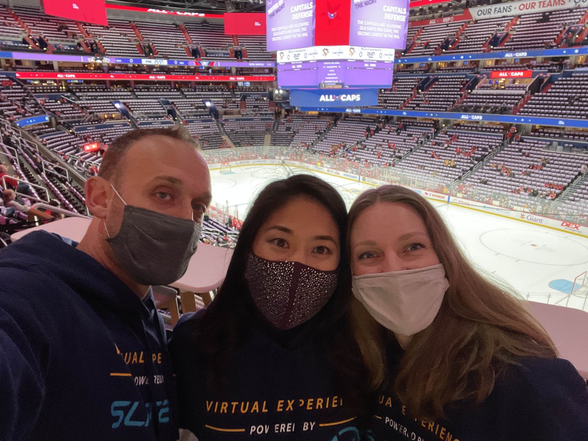 Masked up and ready to party at <a href="/CapitalOneArena/">Capital One Arena</a>!