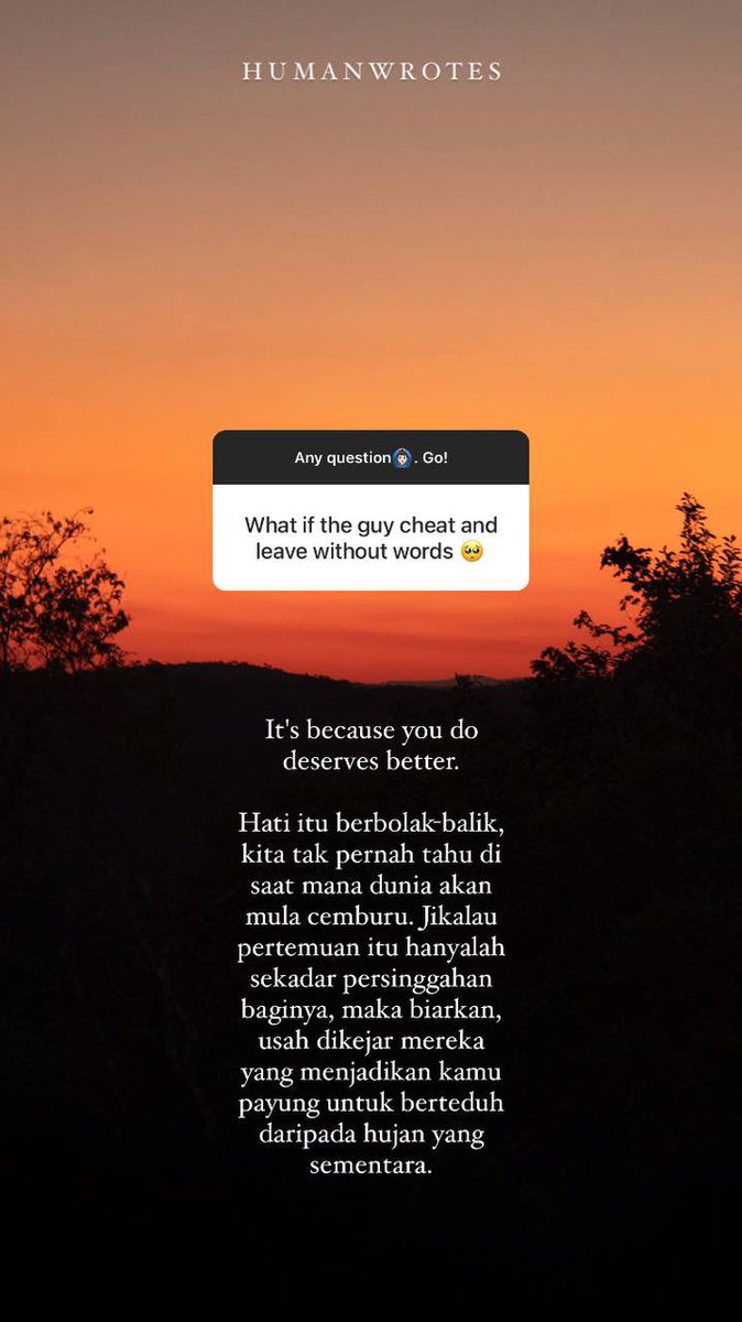 humanwrotes's tweet photo. Just some random IG Story Q&amp;A Sessions. Memang selalu on kat ig, should i share it here?🙇🏻‍♂️

1) Question Session https://t.co/3ZEF91ApAL