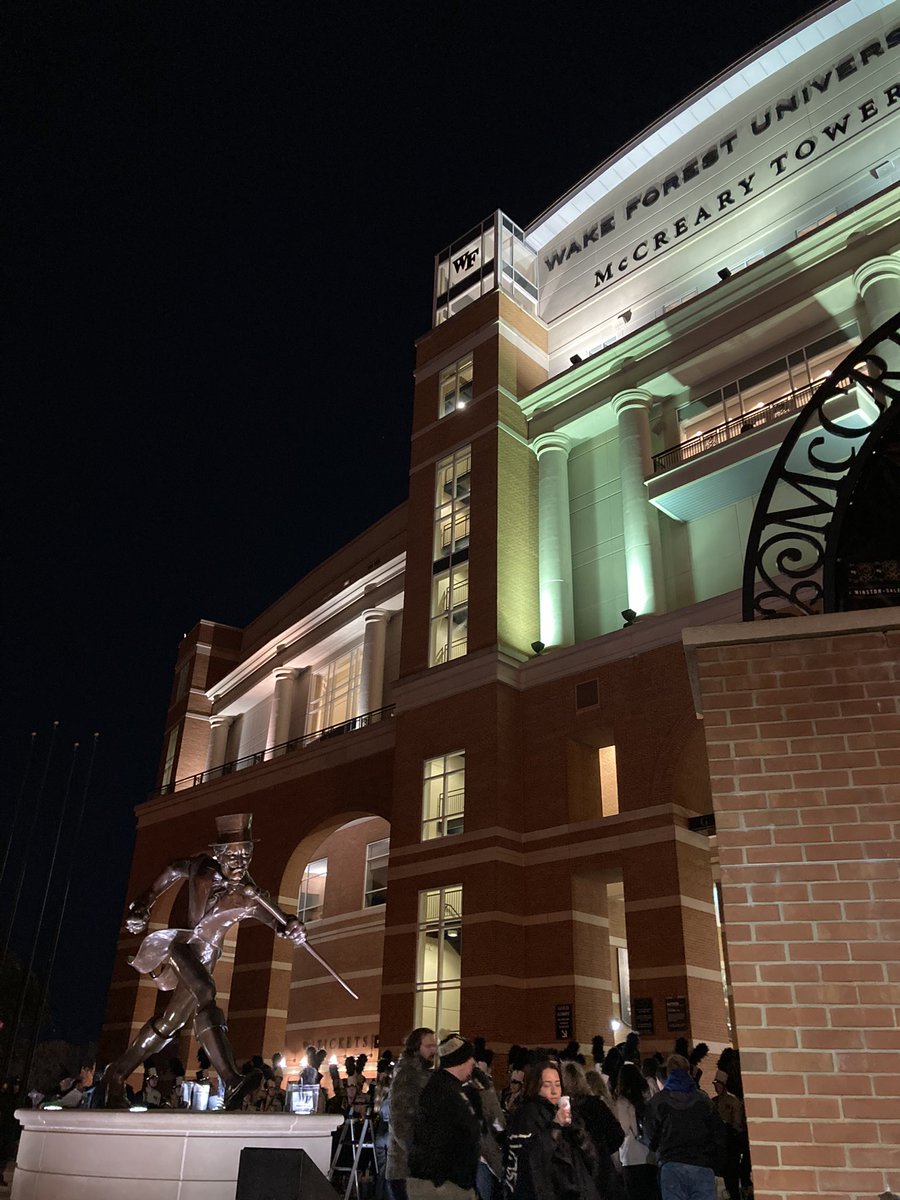 raw_lifeDBAM's tweet image. Hell of a game, hell of a season. Undefeated at Home, 9-1 overall and one win from the ACC championship game.  Our Deacs. #deacs #wake #fuckstate #WakeForest