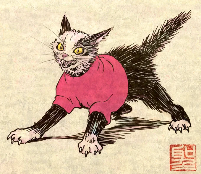 オハコンバンチワ!

膨む猫 